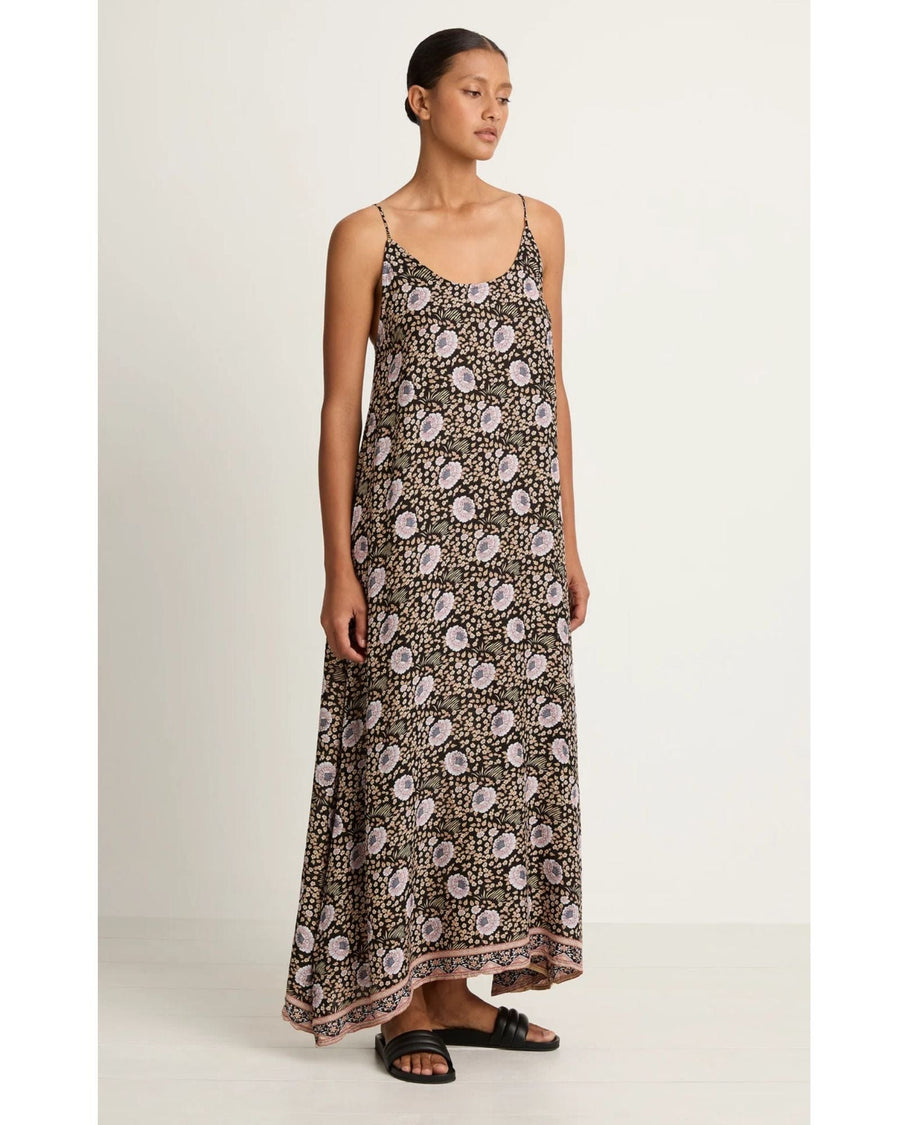 Natalie Martin Clothing XS Heather Maxi Dress in Vintage Flowers