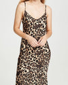 Nation LTD Clothing XS Sophia Bias Slip Dress in Leopard