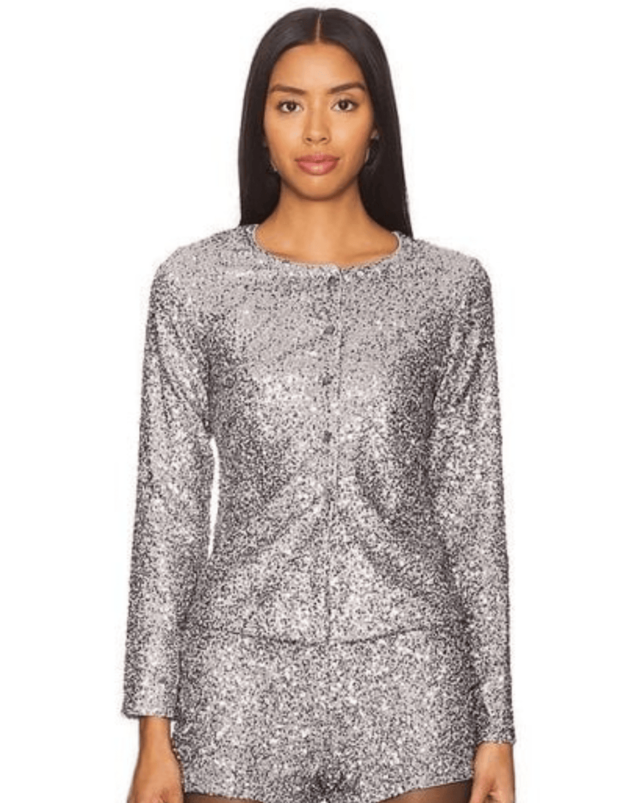 Never Fully Dressed Clothing Alexa Sequin Cardigan