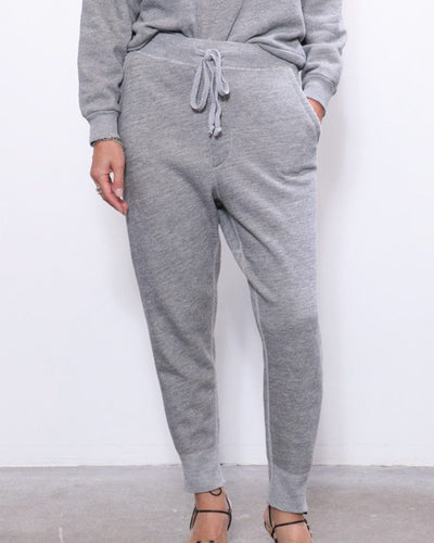 Nili Lotan Clothing Medium "Nolan" Heather Grey Sweatpants