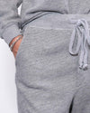 Nili Lotan Clothing Medium "Nolan" Heather Grey Sweatpants