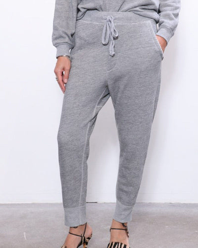 Nili Lotan Clothing Medium "Nolan" Heather Grey Sweatpants