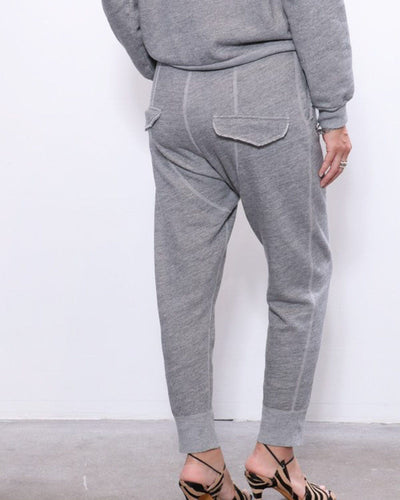 Nili Lotan Clothing Medium "Nolan" Heather Grey Sweatpants