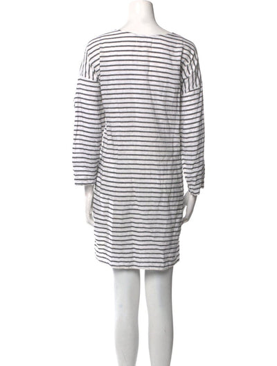 Nili Lotan Clothing Medium Striped Mini Dress