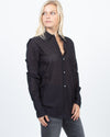 Nili Lotan Clothing Small Eyelet Button Down Top