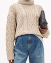 Nili Lotan Clothing Small "Gigi" Cable-Knit Sweater