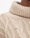 Nili Lotan Clothing Small "Gigi" Cable-Knit Sweater