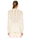 Nili Lotan Clothing XS Cable Stitch Sweater in Ivory