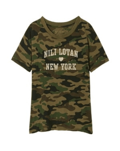 Nili Lotan Clothing XS Camo T-Shirt