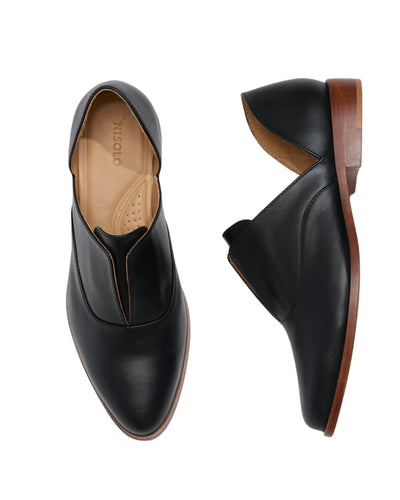 NISOLO Shoes Large | 11 "Emma" D'Orsay Oxford" Loafer