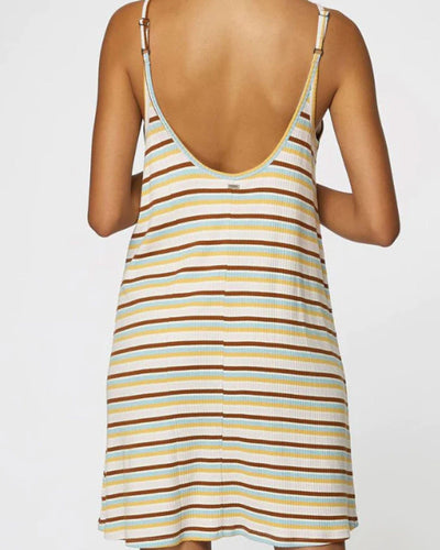 O'Neill Clothing Small "Morette" Ribbed Stripe Dress