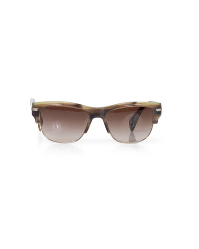 Brown Square Sunglasses