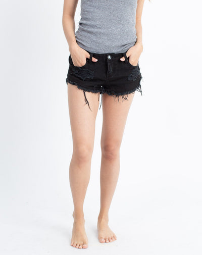 One Teaspoon Clothing Small | US 26 Distressed Denim Shorts