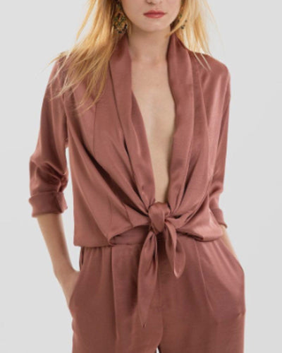 Overlover Clothing Small "Stina" Jumpsuit in "Sienna"