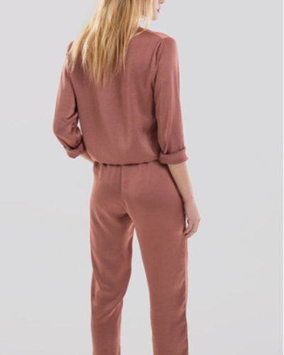 Overlover Clothing Small "Stina" Jumpsuit in "Sienna"