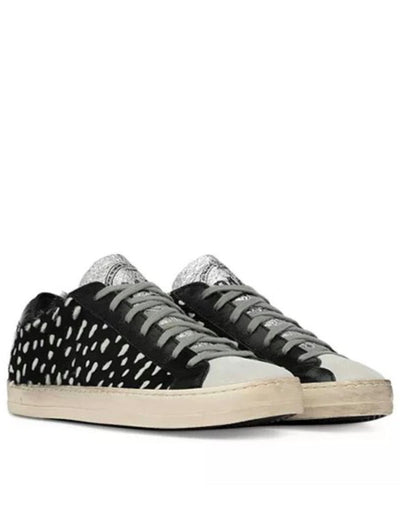 P448 Shoes Small | 6 "John" Spotted Faux Fur Platform Sneakers