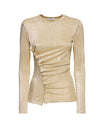 Paco Rabanne Clothing Medium Paco Stretch jersey lurex long sleeve top