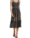 Paige Clothing XS Masala Printed Midi Dress