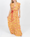 Yellow Floral Maxi Dress