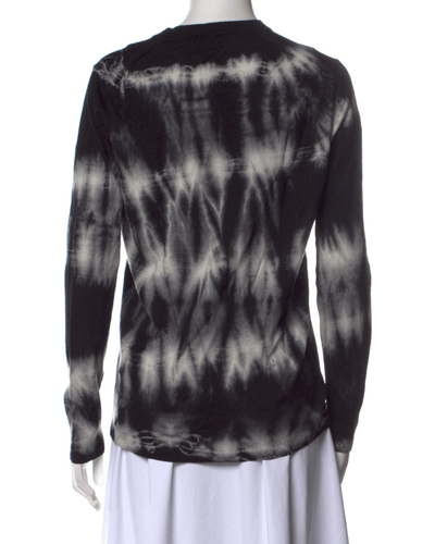 Proenza Schouler Clothing Large Merino Wool Tie-Dye Print Sweater