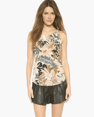 Rag & Bone Clothing Small Patricia Silk Floral Blouse