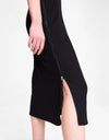 Rag & Bone Clothing Small The Knit Rib Zip Midi Dress