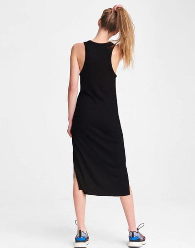 Rag & Bone Clothing Small The Knit Rib Zip Midi Dress