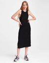 Rag & Bone Clothing Small The Knit Rib Zip Midi Dress