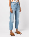 Rag & Bone Clothing Small | US 26 Rag & Bone Alissa Cropped Tapered Jeans | Blue