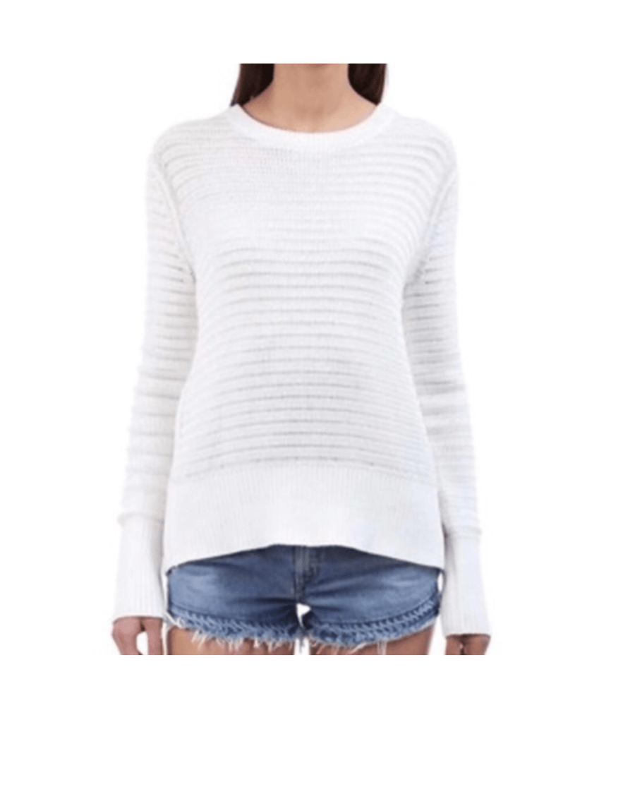 Rag & Bone Clothing XS Elsie Flyaway-Back Crewneck