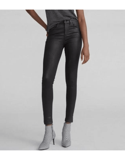 Rag & Bone Clothing XS | US 25 Shiny Black Skinny Jeans