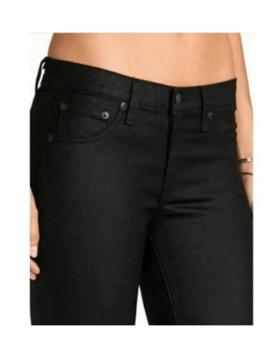 Rag & Bone Clothing XS | US 25 Shiny Black Skinny Jeans