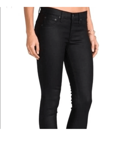 Rag & Bone Clothing XS | US 25 Shiny Black Skinny Jeans