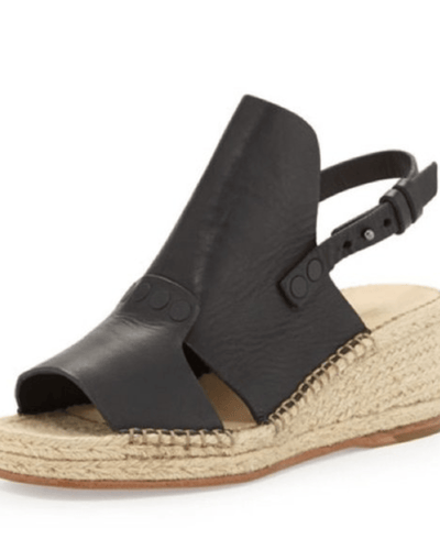 Rag & Bone Shoes Small | US 7 Sayre Leather Espadrille Wedge