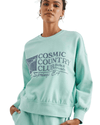 Rails Clothing Medium Favorite Sweatshirt-Mint Cosmic Country Club