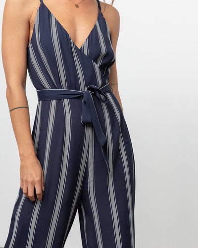 Rails Clothing Medium Rails Serena Striped Jumpsuit in Navy