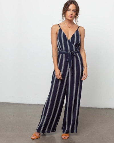 Rails Clothing Medium Rails Serena Striped Jumpsuit in Navy