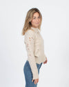 Raquel Allegra Clothing XS Distressed Knit Sweater