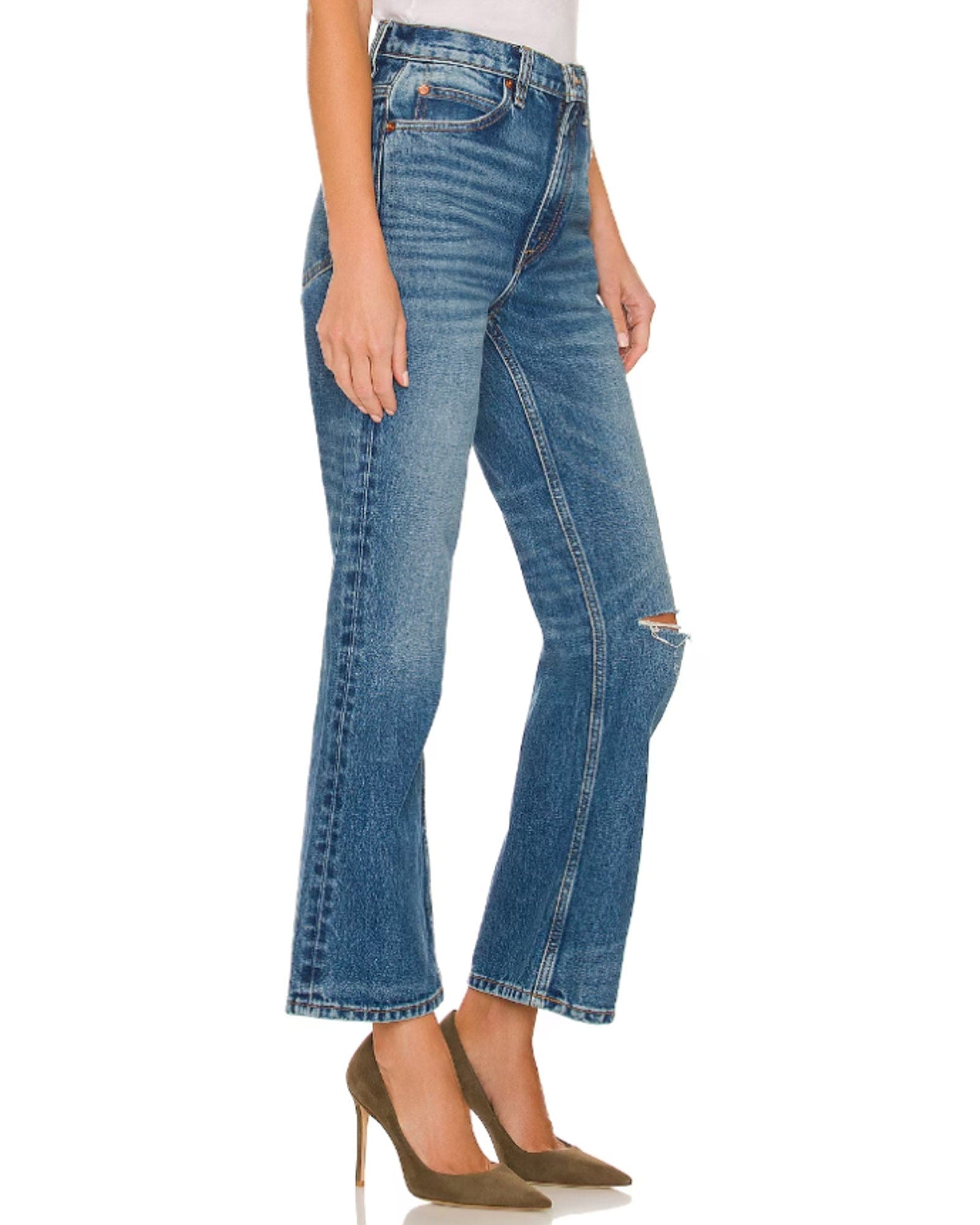 70s Loose Flare Jeans - The Revury