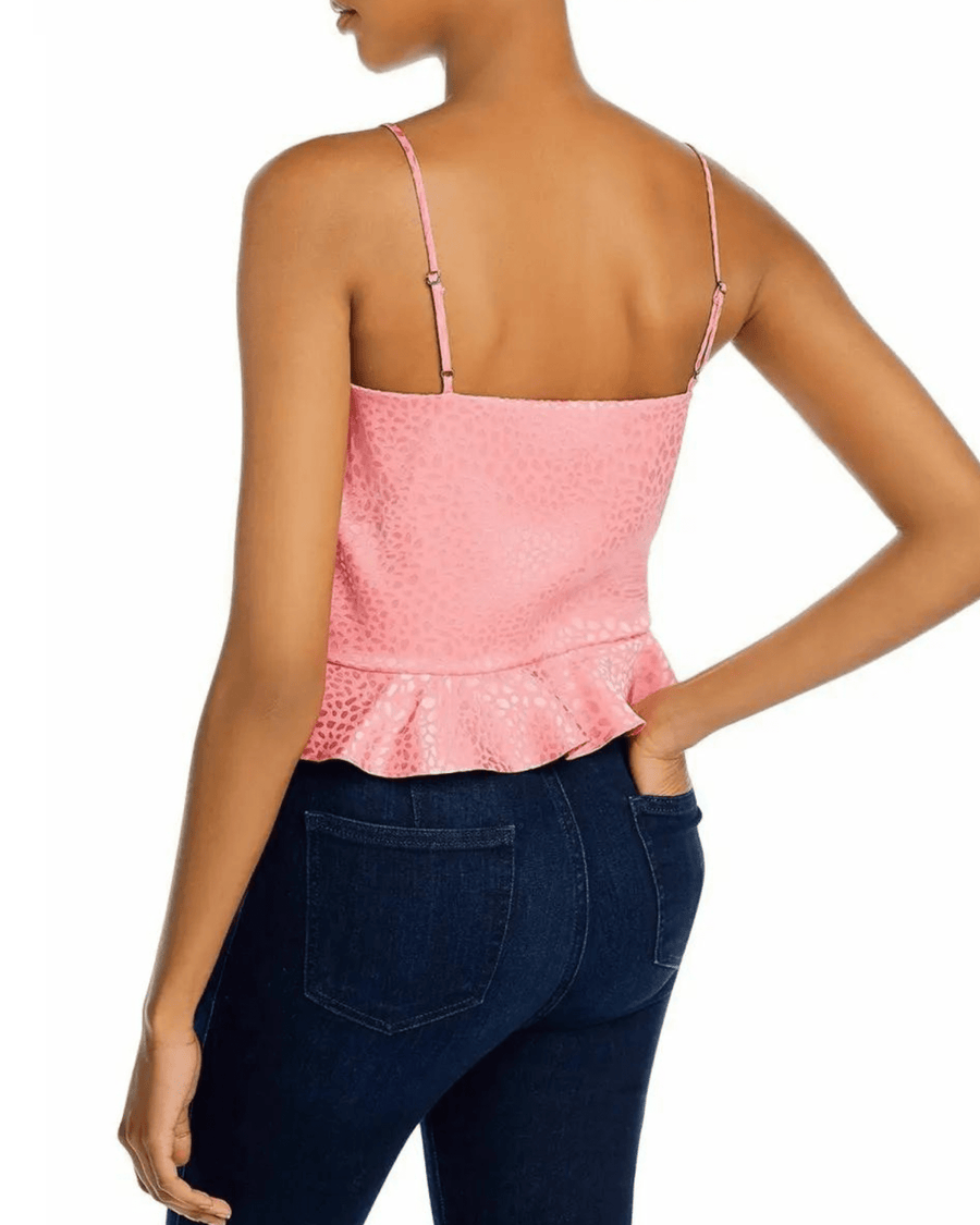 Rebecca Minkoff Clothing Medium Carson Ruffle Jacquard Tank