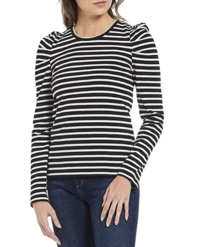 Rebecca Minkoff Clothing Small "Talia" Striped Sweatshirt