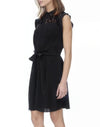 Rebecca Taylor Clothing Medium | 6 Front Tie Black Dress