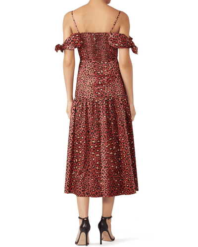 Rebecca Taylor Clothing XS | US 0 Leopard Bow Dress