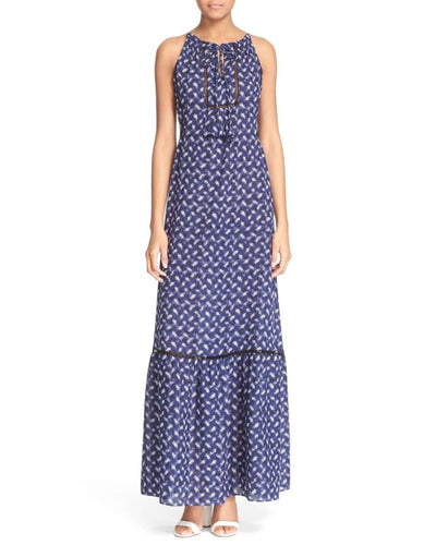 Rebecca Taylor Clothing XS | US 2 Criss Cross Weave Trim Maxi Dress