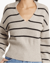 Reformation Clothing Medium Beckie Stripe Cashmere Sweater