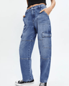 Reformation Clothing Small | US 27 McKenna Mid Rise Slouch Cargo Jeans