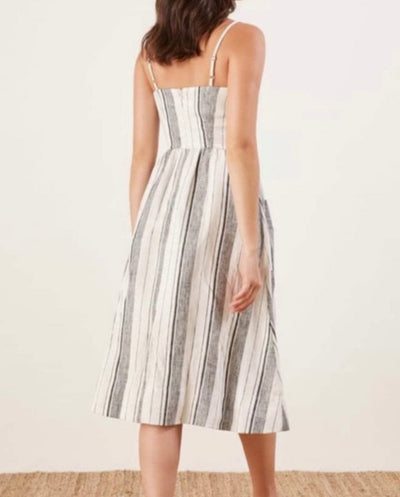 Reformation Clothing Small | US 4 "Ellen" Linen Midi Dress