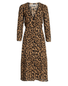 Reformation Clothing XS | US 0 "Alma" Leopard Animal Print Midi Dress