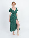 Reformation Clothing XS | US 2 Green Floral Dress