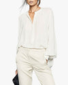 REISS Clothing Large | US 10 White "Gwen" Blouse